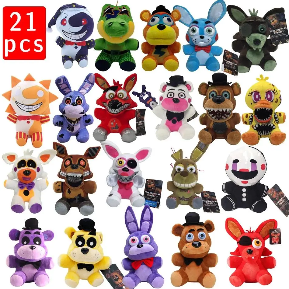 2026 New Fiver Night At Freddy Fnfa Cute Plush Toys Game Doll Bonnie Bear Foxy Cartoon Stuffed Dolls Freddy Toy Gifts