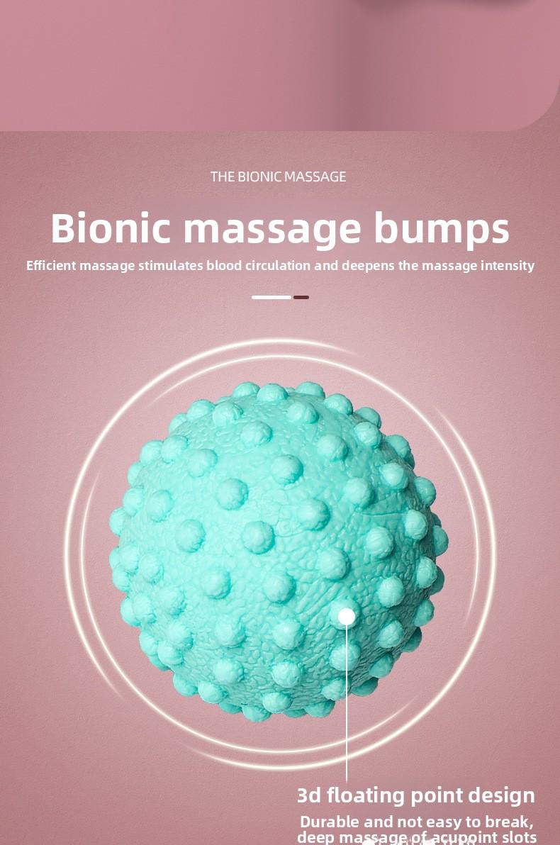 Fascia Ball for Foot Massage & Yoga Fitness TPE Dual Ball Design for Lumbar and Back Muscle Relaxation in Smoky Purple Roland Purple Starry Gray Immersive Black