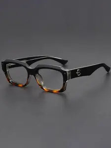 COJOS Fashion Thick Square Frame Computer Reading Glasses Comes with A Set of Exquisite Glasses Gift Box Can Be Used As Daily Gifts