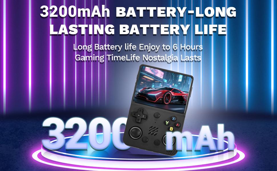 RG36 Pro Open Source System Retro Handheld Gaming Console, 3.5-inch IPS Screen, Multiple Classic Games, 64G TF Card, 3000mAh Battery, Portable Travel Game Player, Perfect Gift for Teenagers or Partners