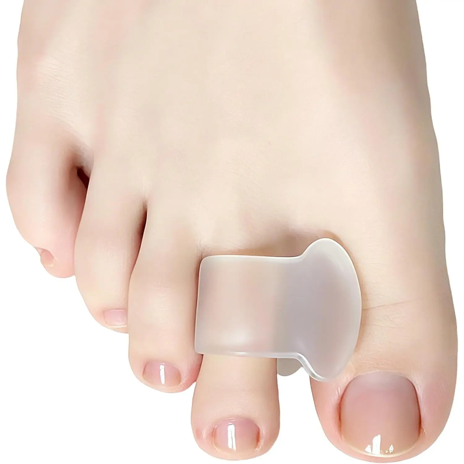 Separators for Women, 12 Pack  Spacers with Single Loop,  Separators for Men and  Spacers for Bunions, for Overlapping , Bunions, Big  Alignment, Corrector and Spacer (White)