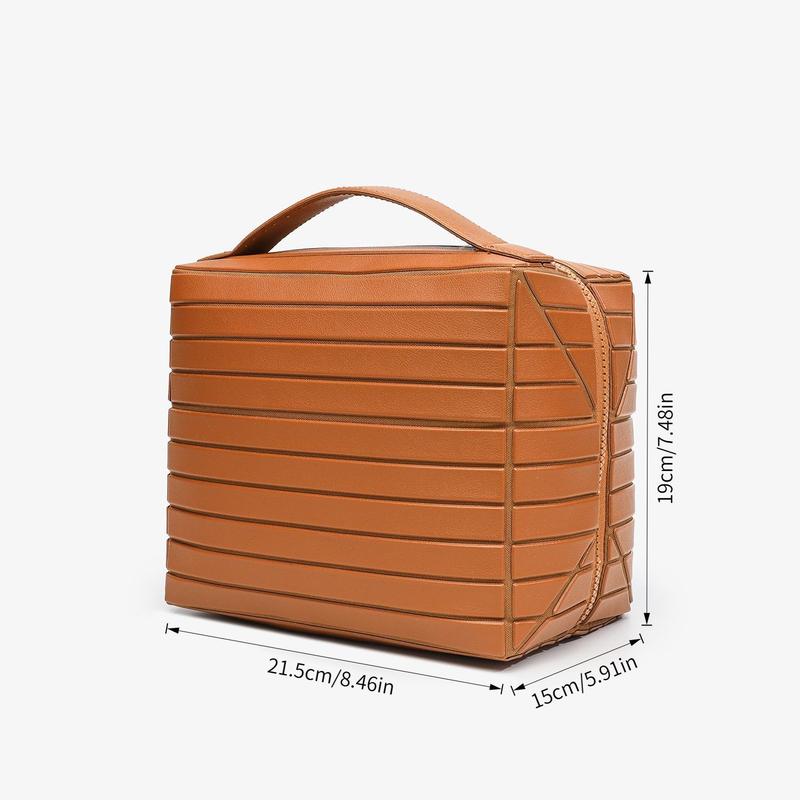 Foldable Waterproof Toiletry Bag – Large Capacity Travel Organizer (8.5x7.5x5.9 Inches) | Compartments for Cosmetics, Toiletries & Essentials – Lightweight, Durable & Spill-Proof