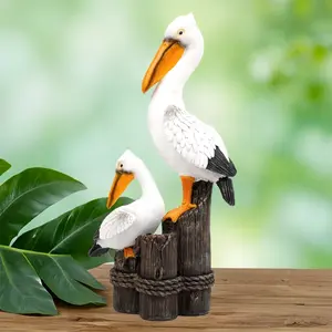 Cute Pelican Resin Home Decor, Garden Living Room Study Bedroom Ornament, Perfect Gift for Friends and Family