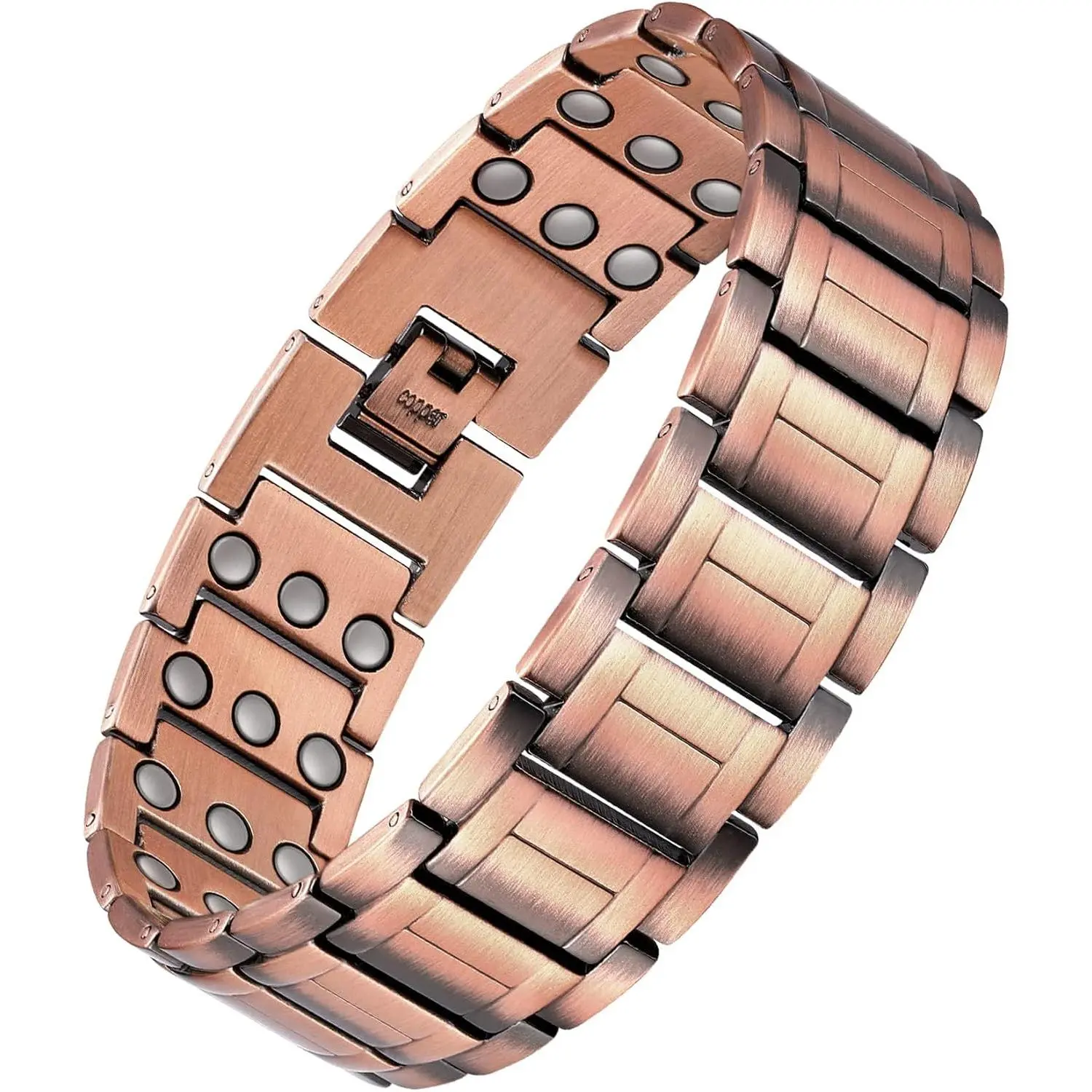 Pure Copper Magnetic Bracelets for Men - Fashion Costume Jewelry Accessory Gift exquisite birthday jewelry gift woman unique cute lucky thoughtful wear daily perfect wellness stylish friendship blue
