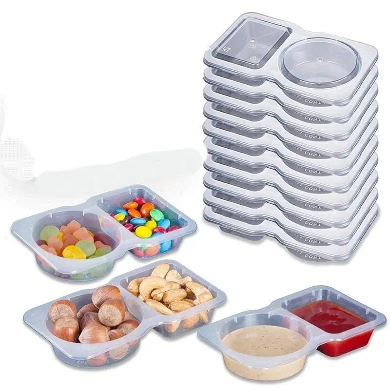 Disposable Sauce Box Set, Multi-Functional Container for Oil, Vinegar, Chili Sauce, Practical Plastic Kitchenware for Daily Use