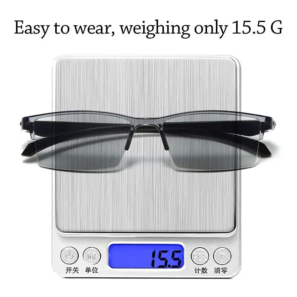 Smart Automatic Zoom Reading Glasses Anti Blue Ray Eyeglasses Autofocus Power Half-Rim Near Far Computer Glasses jewelry set
