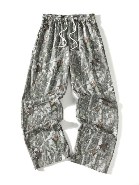 Women's Camo Print Sweatpants, Casual Comfy Jogger Pants for Daily Wear, Ladies Bottoms for Summer, Trouser