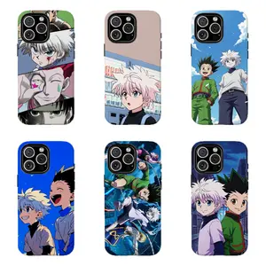 Hunter x Hunter G0n Killua Hisoka Anime Collage Hard Phone Case For iPhone 17 Pro Max 16 15 14 13 12 11 for Samsung S21 S22 S23 S24 S25 Phone Case,Perfect Holiday Gift
