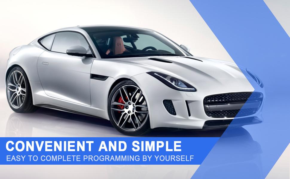 Keyless Entry Remote Clicker Control Replacement Fit for Escape Focus Fusion Mustang Taurus Explorer| Lincoln| Mercury| 4 Button Car Key Fob CWTWB1U345 Pack of 2