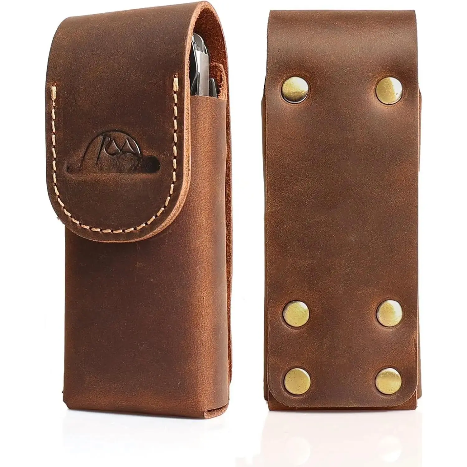 Leather Multitool Sheath - Multitool Holster for Belt - Belt Loop Multitool Pouch -  Closure Tool Pouch Case,