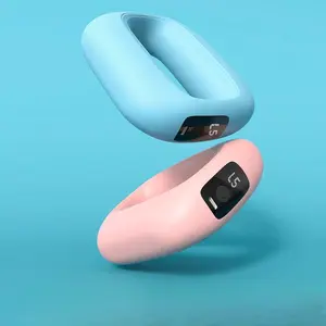2026 New Portable Fascial Ring with Powerful Variable Vibration, Rechargeable Hands-Free Design, Adjustable Strap Fits Up to 55" Waist, Ideal for Waist, Back, Abdomen, Arms & Legs, Vibration Relaxatio Deep  Massager Great Gift for Men & Women