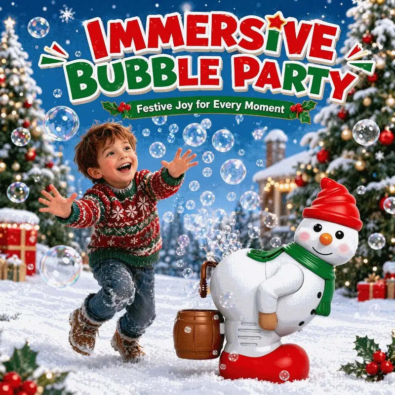 Electric Twerking Santa Bubble Machine Funny Automatic Butt Bubble Blower Novelty Christmas Gag Gift Xmas Party Prank Toy for Adults Kids