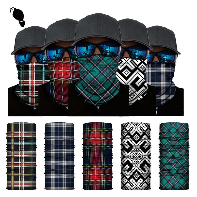 Outdoor seamless mask magic headscarf cross-border sports cycling windproof elastic sun protection light