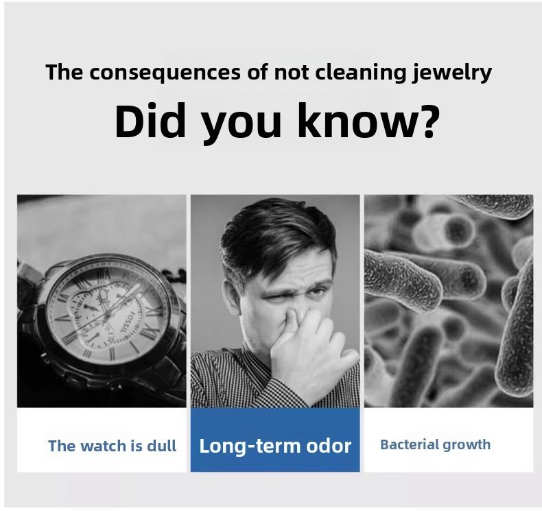 Jewelry Cleaner Non-Damaging to Gold and Silver Silver Washing Water Rust Removal Dust Removal Jewelry Care Maintenance Solution Restoration Refurbishment Spray Household