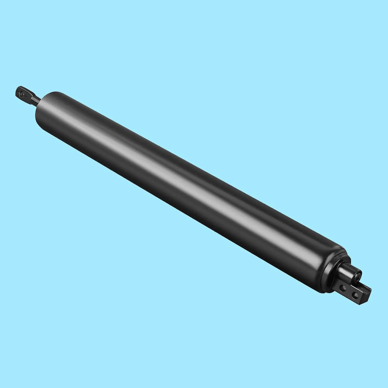 Pneumatic Standard Door Closer for Screen and Storm Doors, 1-1/4" Dia. Tube (Black Closer, 1 Set)