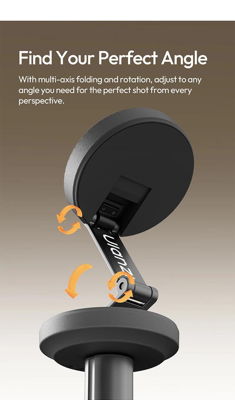 Ulanzi MT85 Smartphone Selfie Stick Phone Automatic Tripod Stand 1.5M With Bluetooth Controller 10M Wireless Magsafe Quadruped