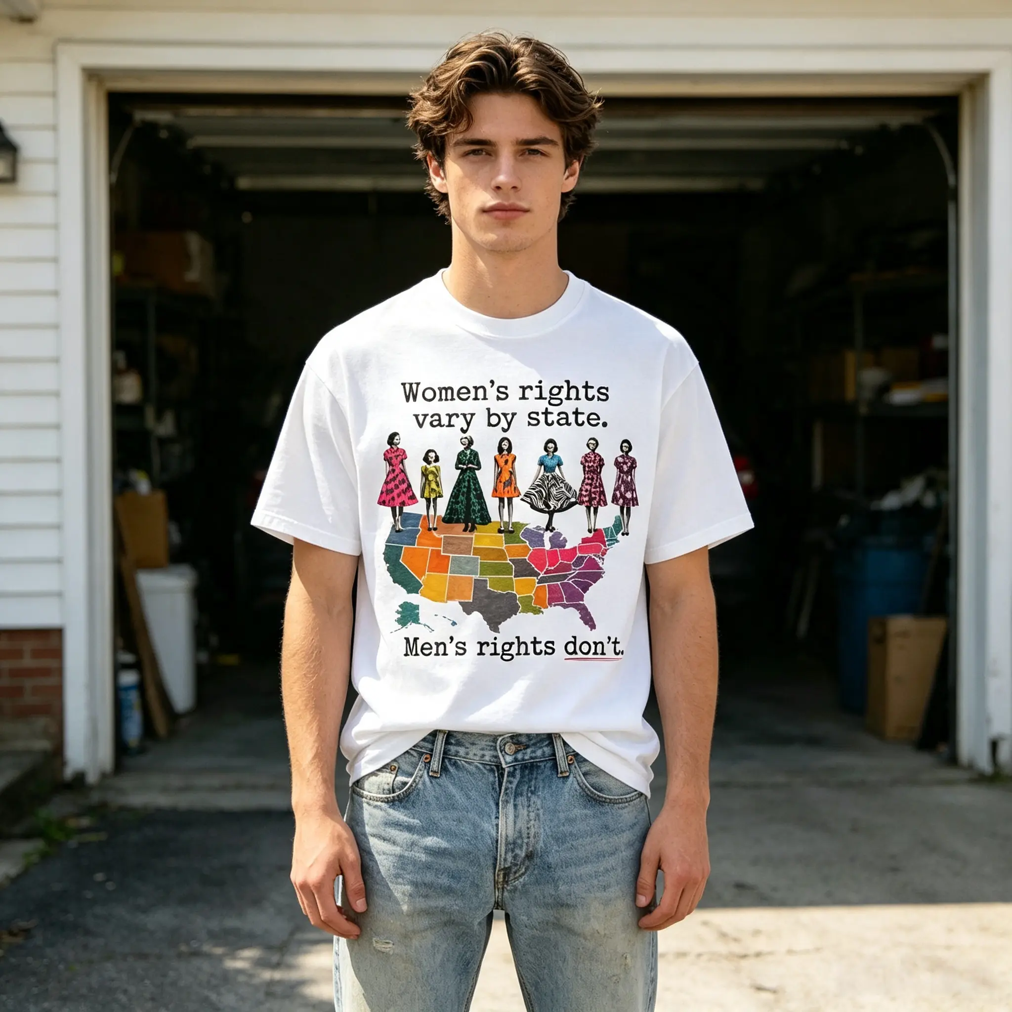Smash The Patriarchy T Shirt for Family Trip Tee Feminist Protest Apparel Anti Trump Christian Nationalist Casual Cotton Top Unisex Soft Fit Summer Vacation Outfit