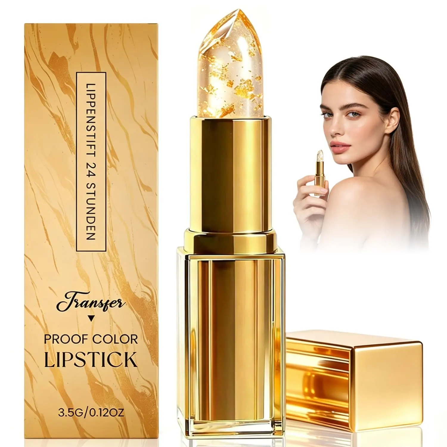 Transferproof Color Changing Lipstick,pH Adjusting Lipstick, Long-Lasting Hydrating Shine Lip Balm, 24 Hours Moisturizing Glossy Shine Lip Gloss Gift for Girl's Valentine's Day, Christmas, Anniversary, Back to School