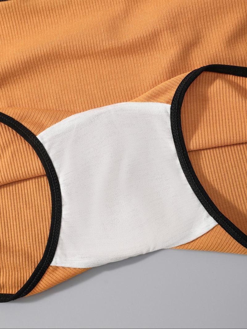 Women's Letter Tape  Boyshorts, Casual Breathable Knicker, Soft Comfy Breathable Panty for Daily Wear, Underwear for All Seasons