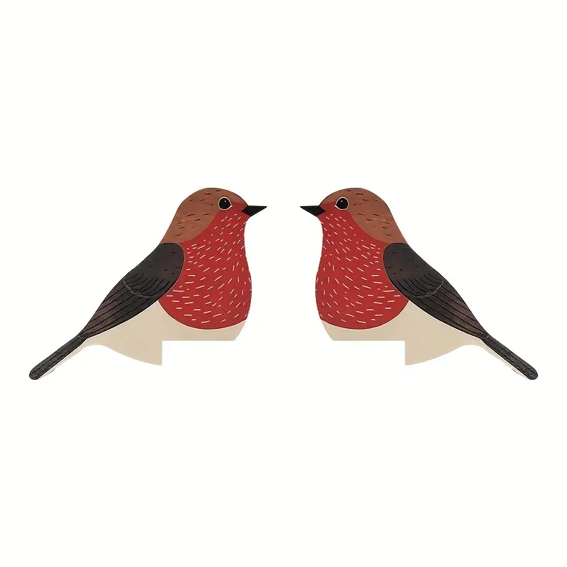 2pcs Bird Door Decorations, Wall Decorations, Wall Appliques, Home Decor, Switch Decorations, Corner Decorations, Suitable for Easter, Halloween, Thanksgiving, Mother'S Day, Independence Day, And Everyday Holiday Gifts
