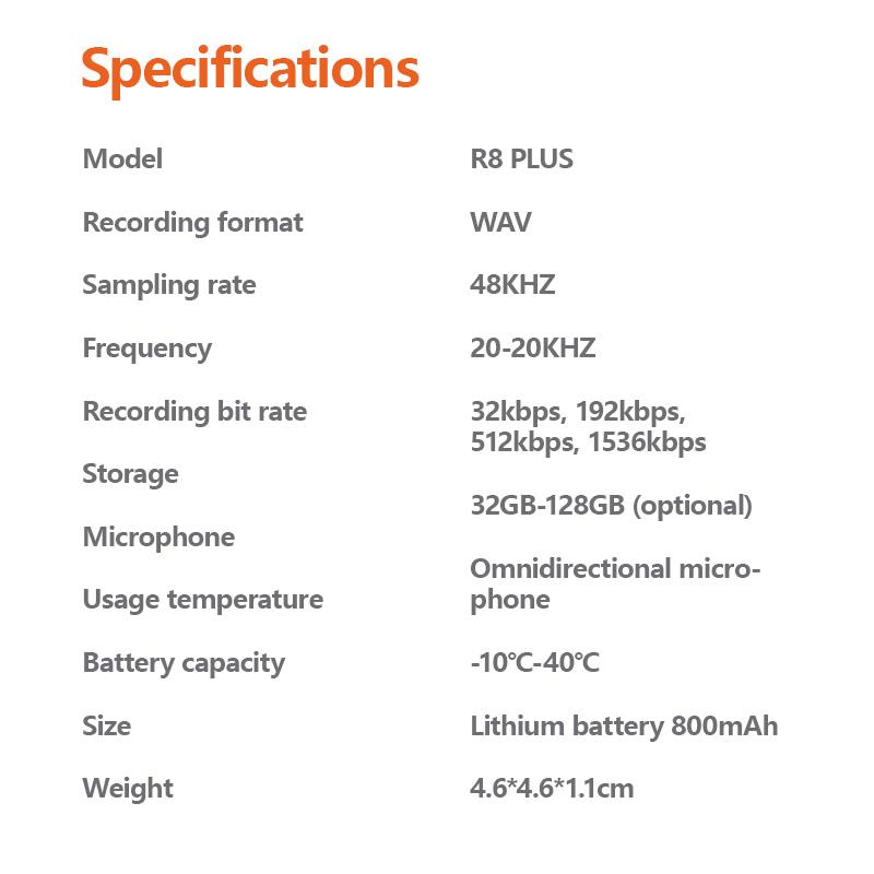 Portable Voice Recorder, Smart Voice Recorder, 1 Count Rechargeable Mini Voice Recorder, Voice Activated Recorder for Lectures Meetings Classes, Audio Recording Device