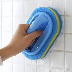Magic Sponge Easy Cleaning - Ceramic Tile, Glass, Walls, Toilet Shining |   Pink Essential Home Cleaning Tool, Ideal for Kitchen & Bathroom, Christmas Gift