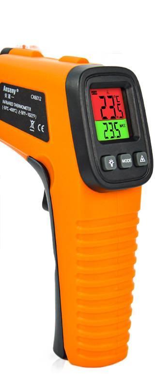 High-precision industrial infrared thermometer for measuring water and oil temperature in kitchen and baking