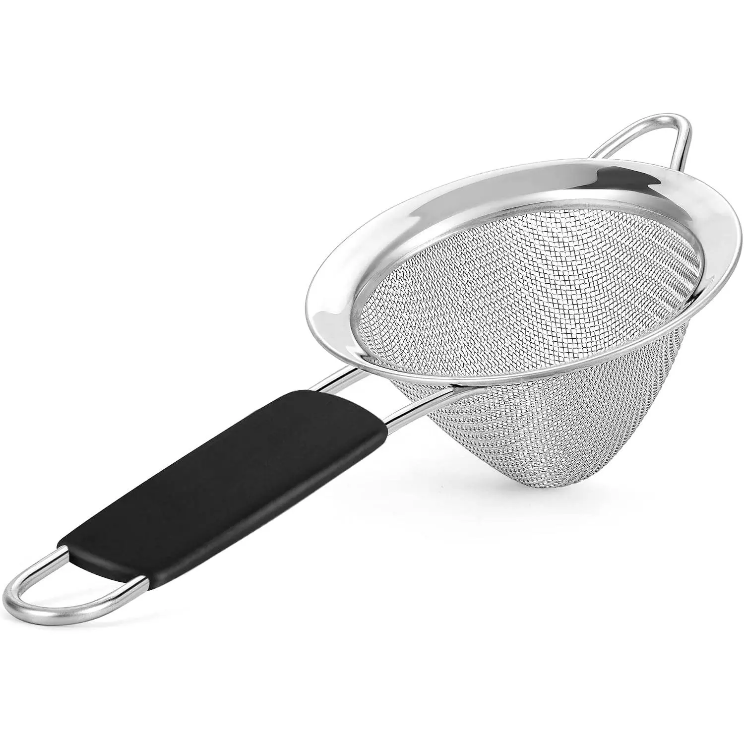 Fine Mesh Strainer - 3.3 Inch Conical Sieve -  Strainers for Loose , Coffee Strainer,  Strainer, Juice Strainer, and Much !