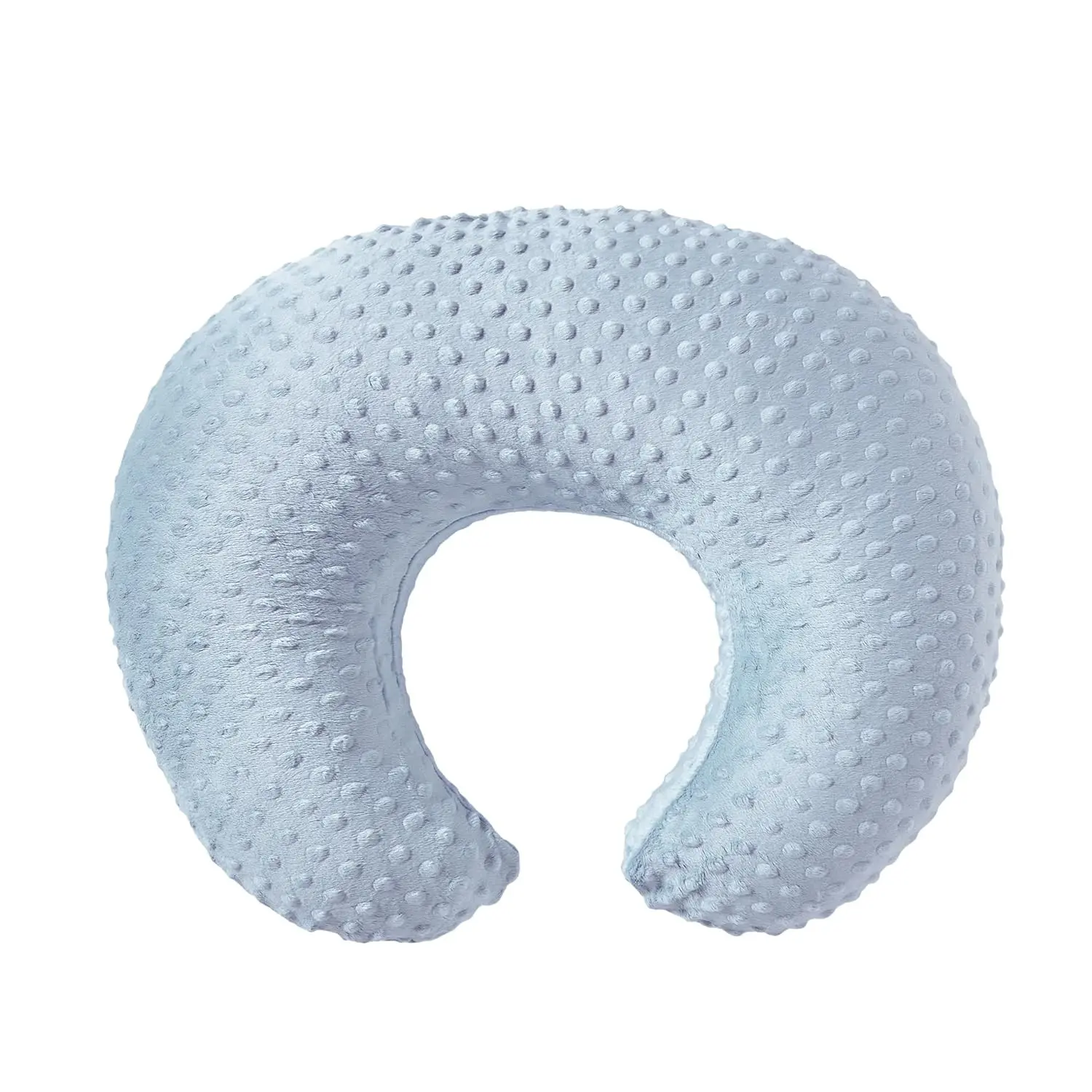 Nursing Pillow and Body Positioner for Breastfeeding and Bottle Feeding, Ultra Soft Baby Breastfeeding Pillow with Removable Cover for Extra Support for Mom and Baby (Blue)(Gift)