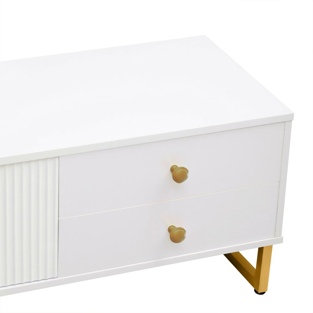 VIBE HAUS TV Stand for 65+ Inch TV, Entertainment Center TV Media Console Table, Modern TV Stand with Storage, TV Console Cabinet Furniture for Living Room