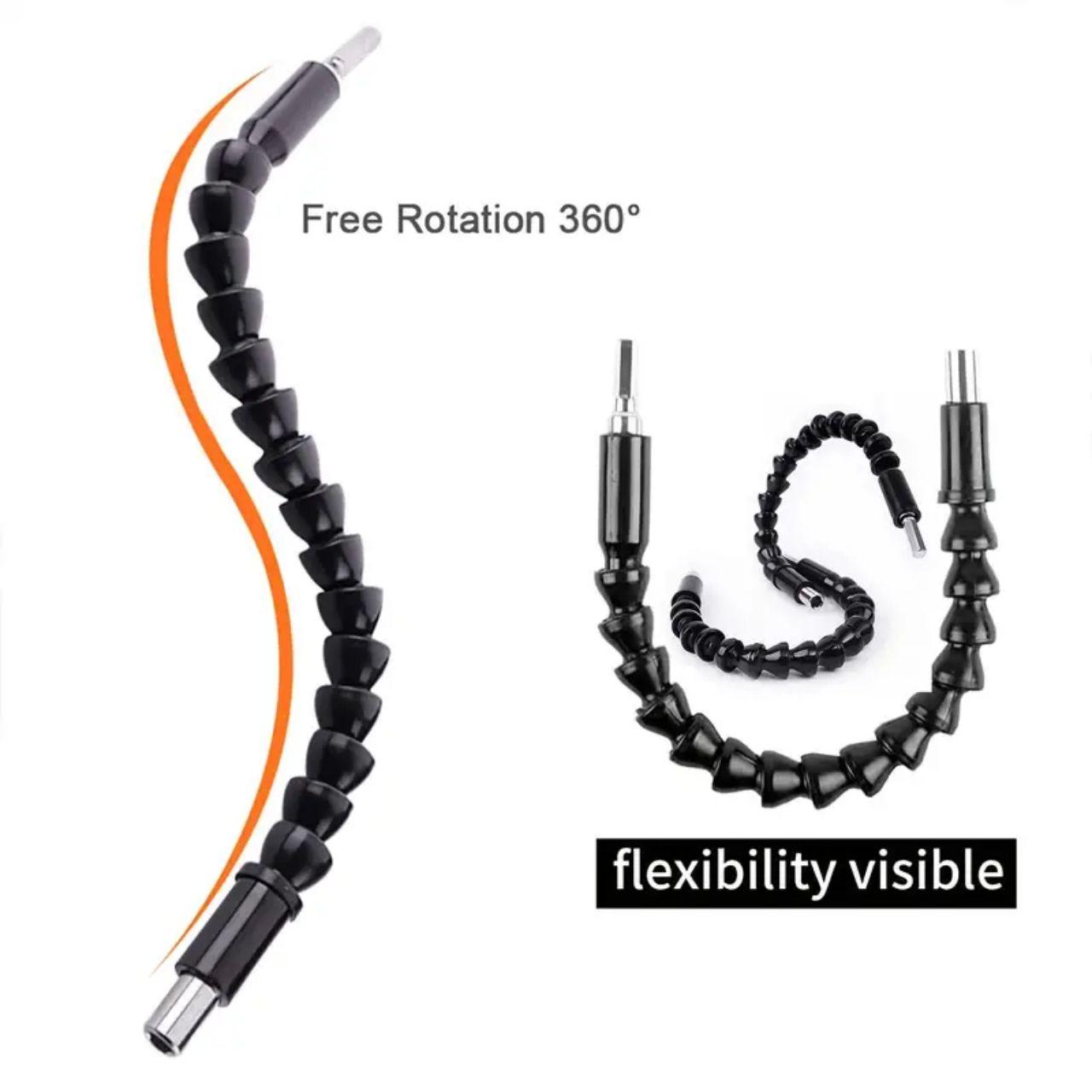 Drill Bit Extension Rod, Electric Drill Flexible Shaft Extension Rod, Hexagonal Screwdriver Flexible Shaft Extension Rod, Electric Tool Accessories