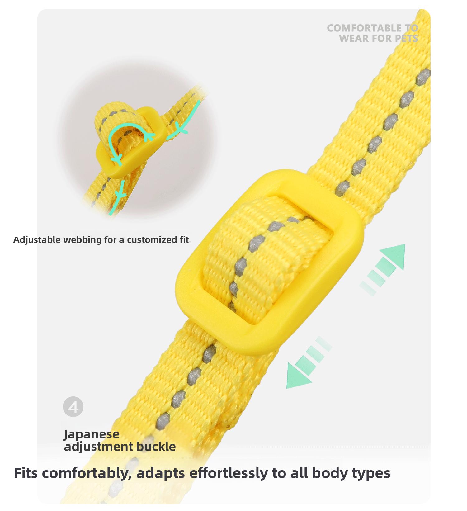 I-Shape Vest Harness For Small And Medium Dogs, Cute Comfort Design For Outdoor Walking