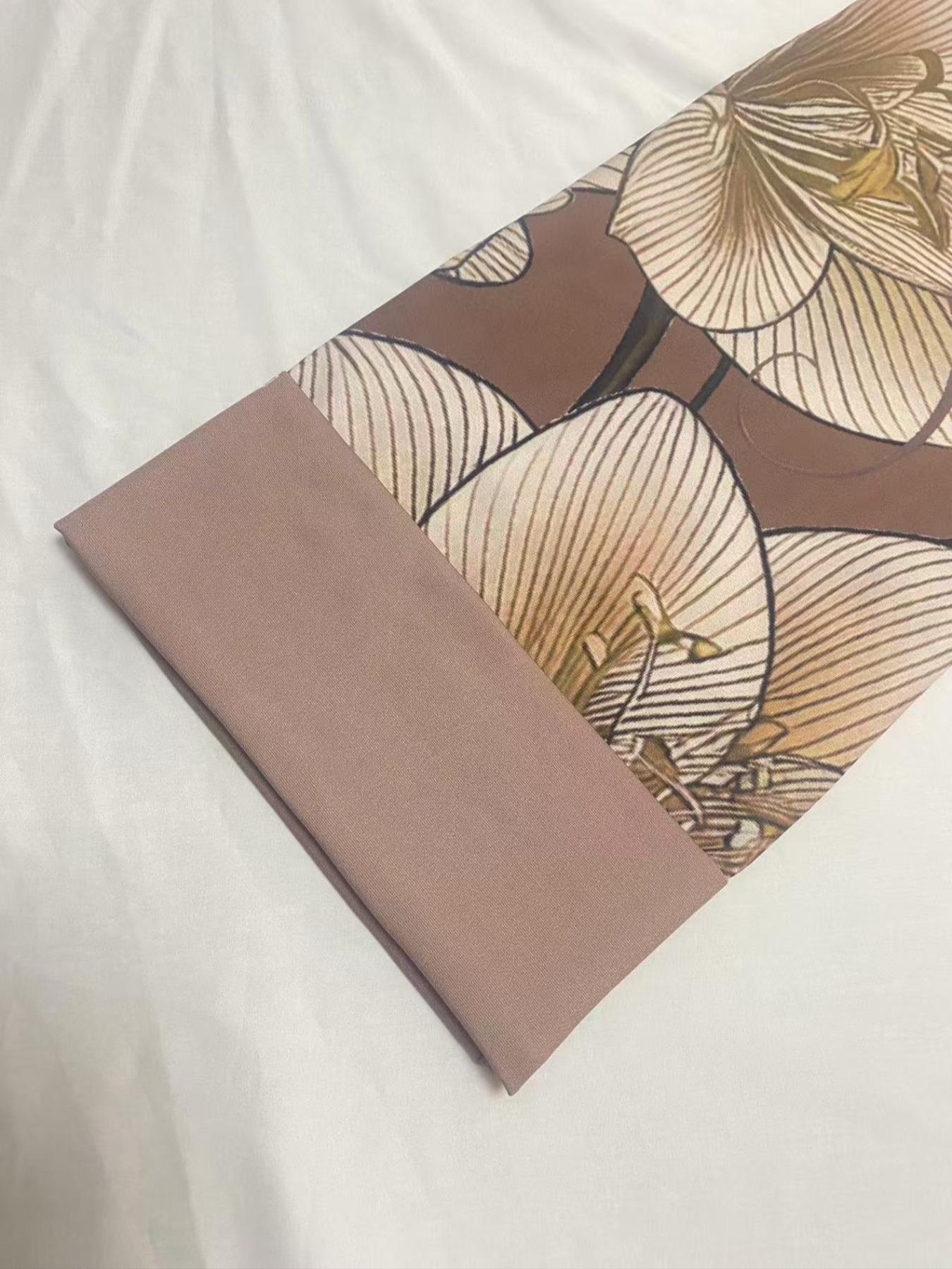 Women's Floral Pattern Long Dress, Floral Print Abaya, Elegant Modesty Long Sleeve Maxi Arabic Clothing, Ladies Islamic Clothing for Daily Wear