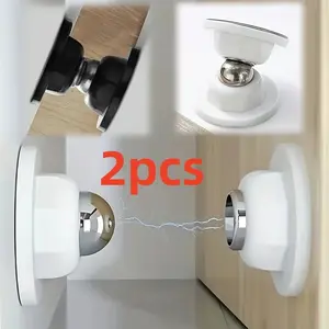 2pcs advanced magnetic Mense, durable-easy to install, no need to drill holes-very suitable for wall and floor installation-use this shortened magnetic Mense to keep the door open.