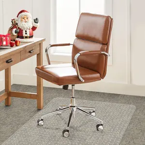 36" x 48" Heavy Duty Clear Plastic Office Chair Mat for Carpet, Rectangle Desk Pad for Low Flat No Pile Carpeted Floor, Rug Pad for Rolling Chairs Office Work Home Gaming