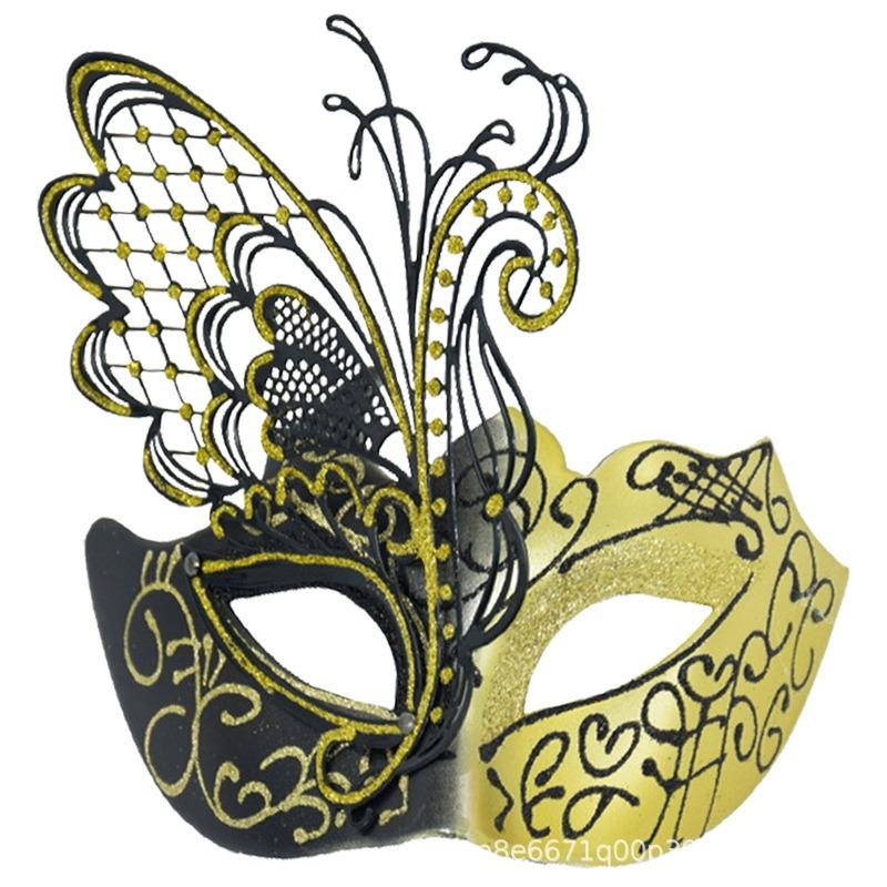 Women’s Luxury Rhinestone Half Face , Venetian Masquerade Eye  for Carnival & Costume Party domino