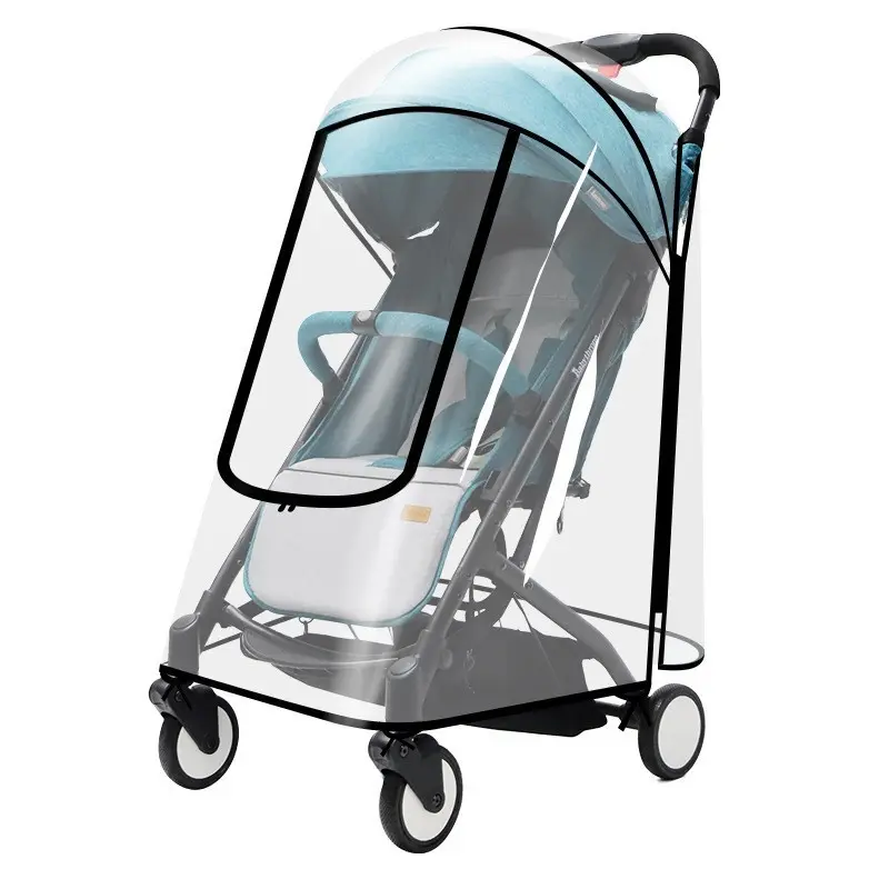 Baby Stroller Rain Cover Universal Windproof Baby Carriage Rain Shield Warmth Protector Large Size Raincoat for Infant Pushchairs Stroller Accessories