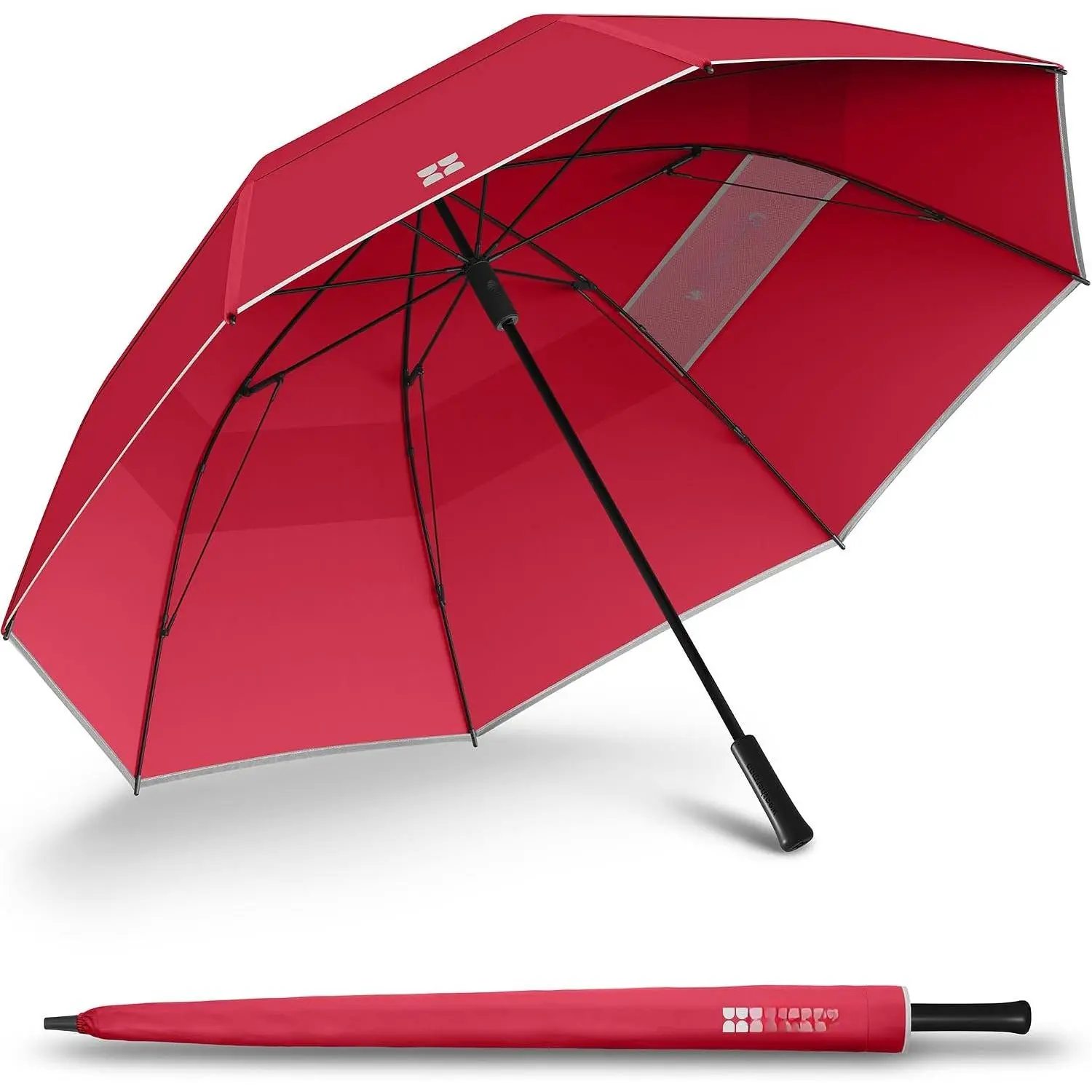 Umbrella - Golf Umbrella - Windproof  Umbrella Resists Up to 55 MPH Winds -  in 2 Sizes and 5 Colors