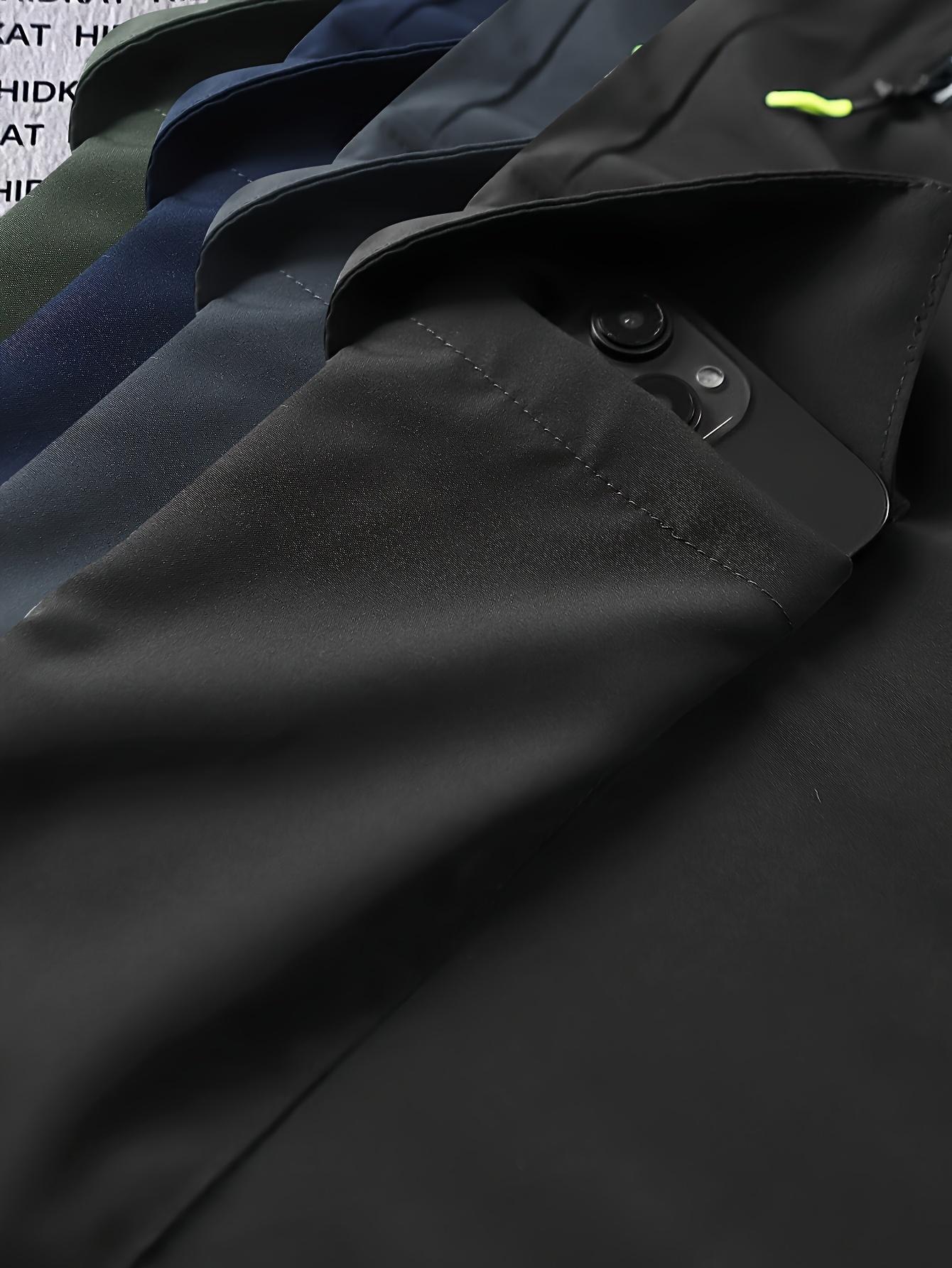 4pcs Women's Zipper Pocket Cargo Pants, Women's Elastic Waist Hiking Trousers, Women's Multi-Pocket Casual Cargo Pants, Women's Lightweight Outdoor Cargo Pants, Women's Plus Size Cargo Pants