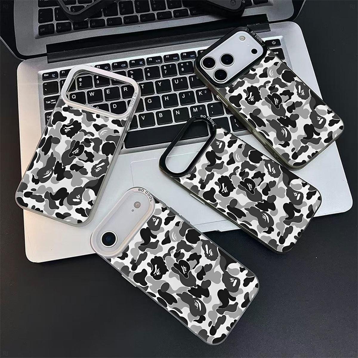 YR-10 pattern Phone Case, IMD Material Black, Suitable for iPhone 17 Pro Max 17Air, 16,11, 12, 13 Pro Max, 14 Pro Max, and 15, Design Black Friday LB Protectors