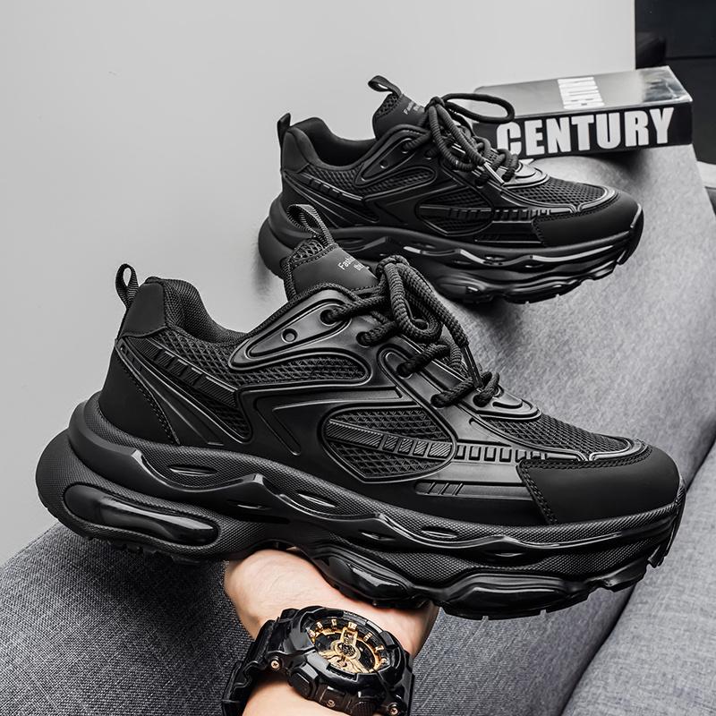 (New)Versatile Sports Casual Shoes, Samurai Platform Dad Shoes for Men, Outdoor Hiking Shoes, Sneakers, Big Size Shoes, All-Season Thick-Soled Shoes, Soft Sole Comfortable Breathable Casual Men's Shoes