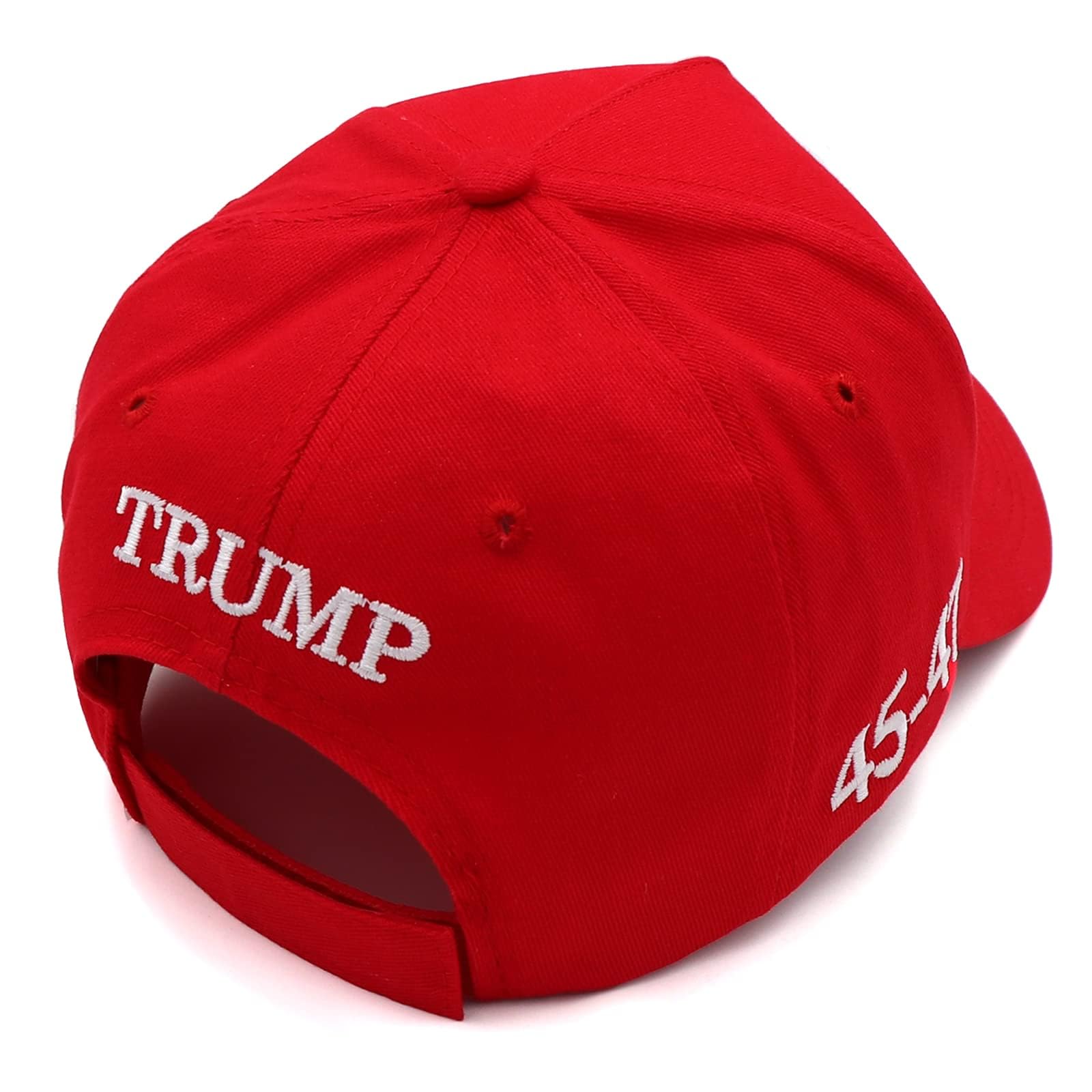Red MAGA Hat - Embroidered Make America Great Again Baseball Cap with USA Flag, Adjustable Fit, Perfect for Keep America Great Events and Daily Wear