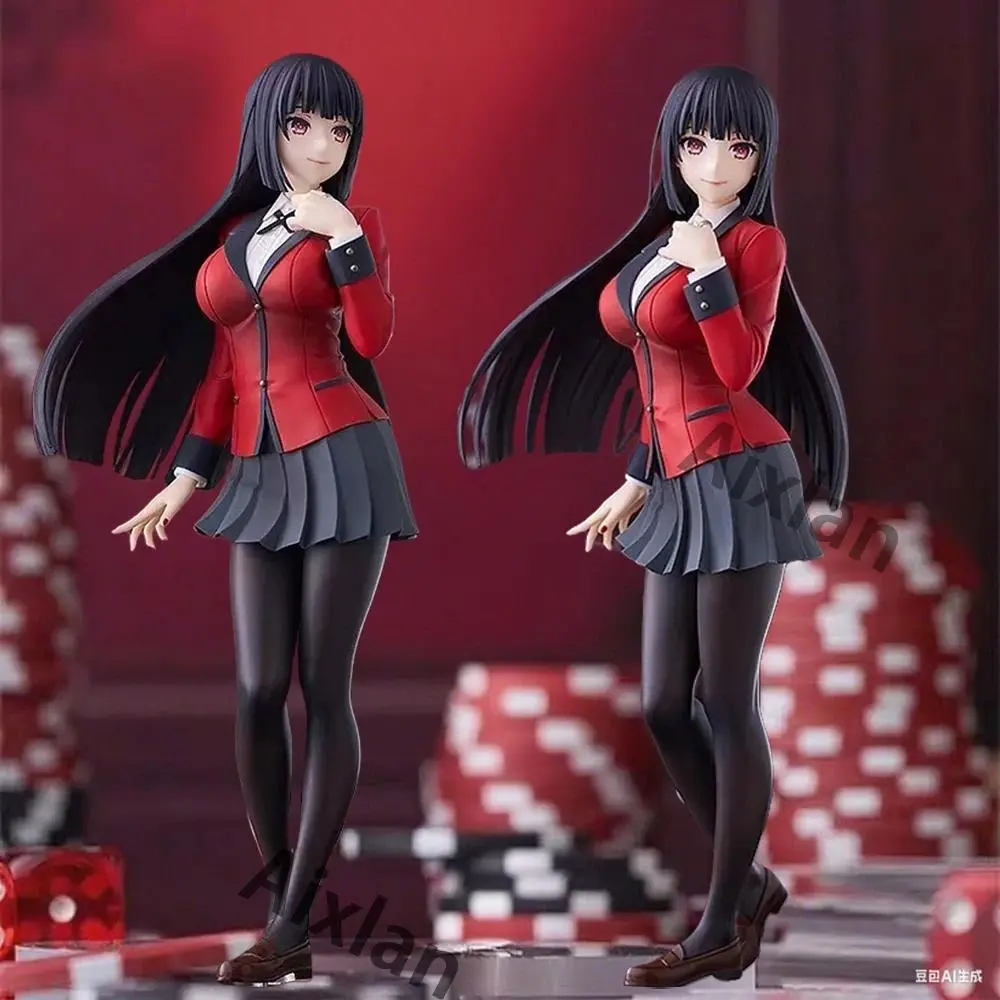 17cm Yumeko Jabami Anime Figure ARTFX J Kakegurui Jabami Yumeko Action Figure Kakegurui Meari Saotome Figurine Model Doll Toys