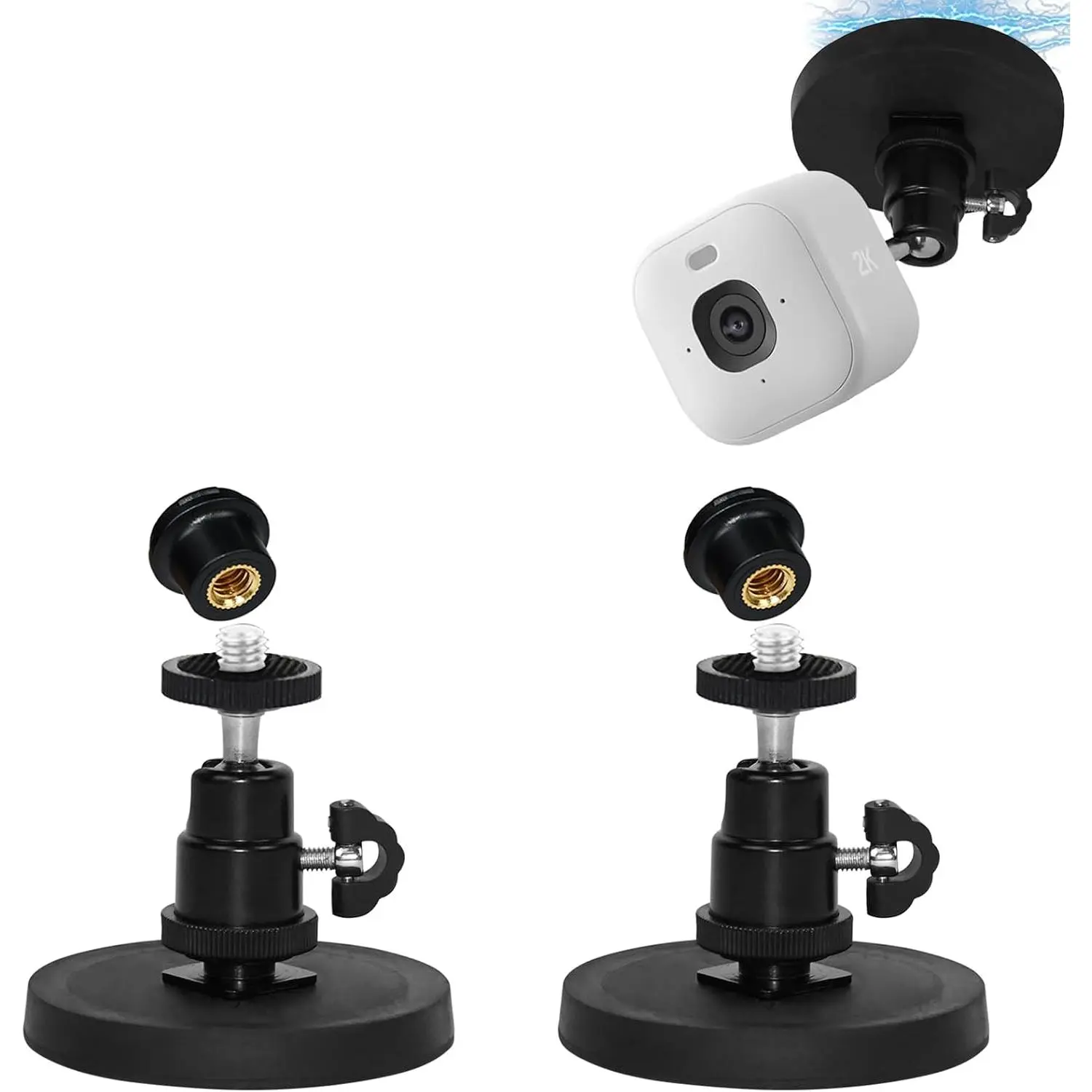 Camera Mount Compatible with Blink Outdoor 4, +, Blink Mini + (-est Model), Blink Mini, Blink Indoor(), Eufy E220, Litokam  Indoor Cam, No Drill  Camera Bracket Stand, 1Pack