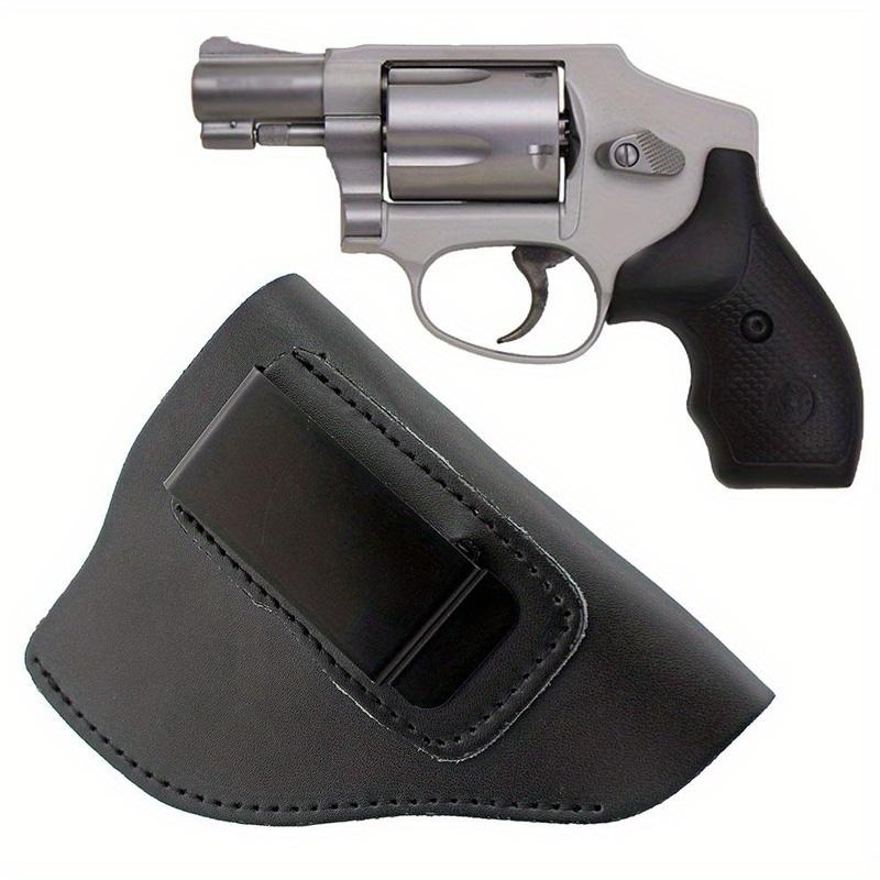 Comfortable Cowhide Holster for Concealed Carry Frame Revolver in Soft Breathable PU Leather for All-Day Wear Survival Kit
