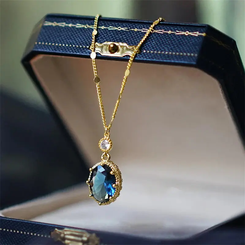Women's Elegant Decor Pendant Necklace, Exquisite Trendy Pendant Necklace, Chic Jewelry As Gift for Girlfriend,Drop Necklace