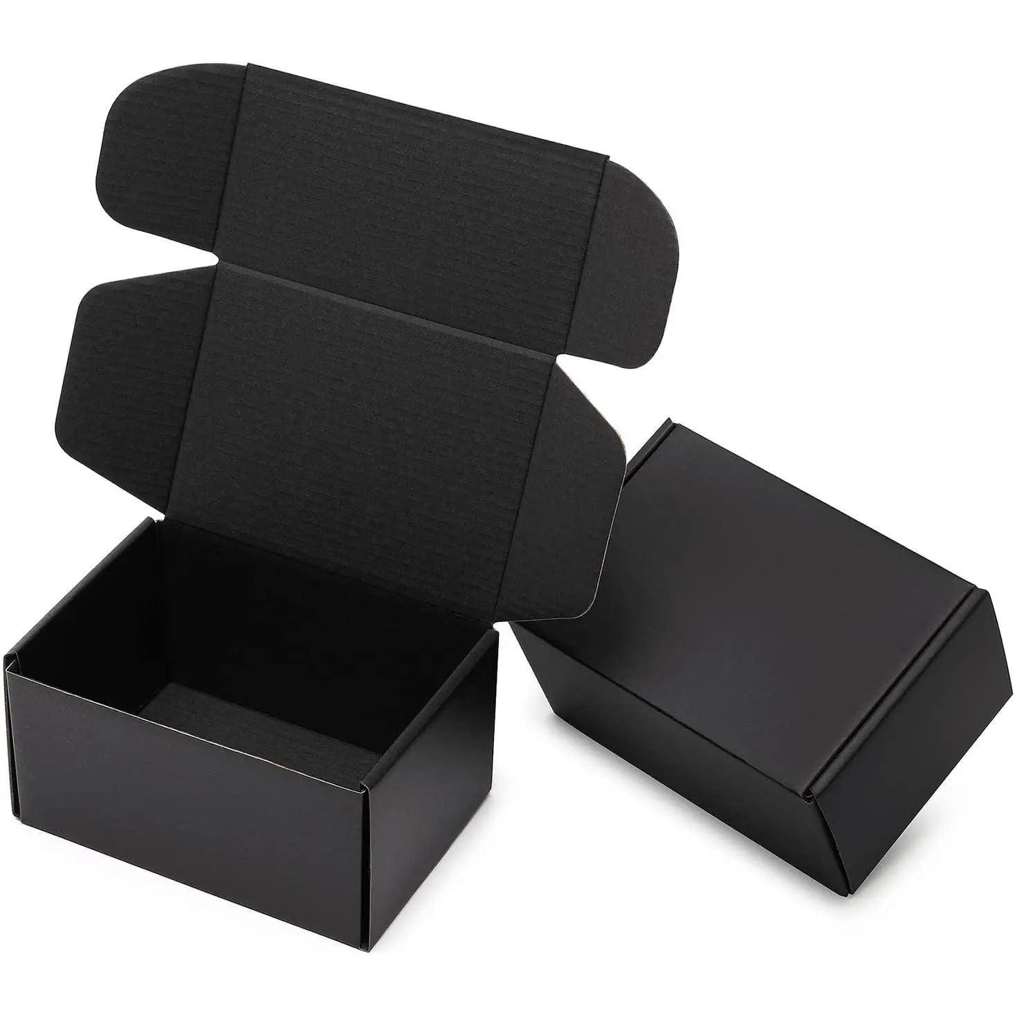 6 x 4 x 3 Inches Heavy Duty Eco Friendly Shipping Boxes - 24 Pack 4 Layers Corrugated Cardboard Mailing Boxes with Accurate Slots, Tab Locking Literature Mailers for Small Business Pet Supplies Packaging