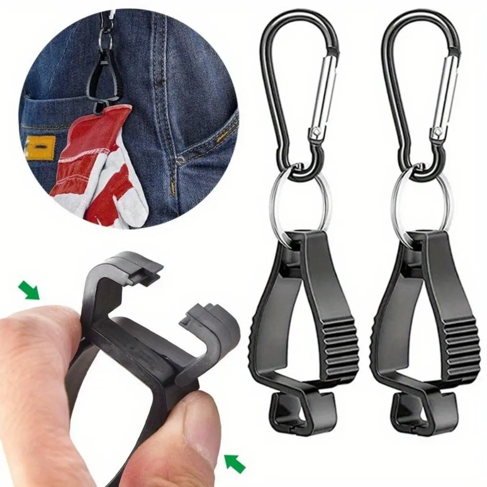 3pcs Glove Clip Holder Work Safety Clip Glove Holder Grabber Anti-lost Glove Clip Labor Protection Glove Clip Anti-lost Hardware Buckle Work Glove Holders For Occupational Work And Industrial Use