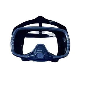 Wide Vision Snorkel Mask, Automatic Drain Valve, Pig Nose Design, Diving Goggles, Manufacturer Supply, Ideal for Water Sports