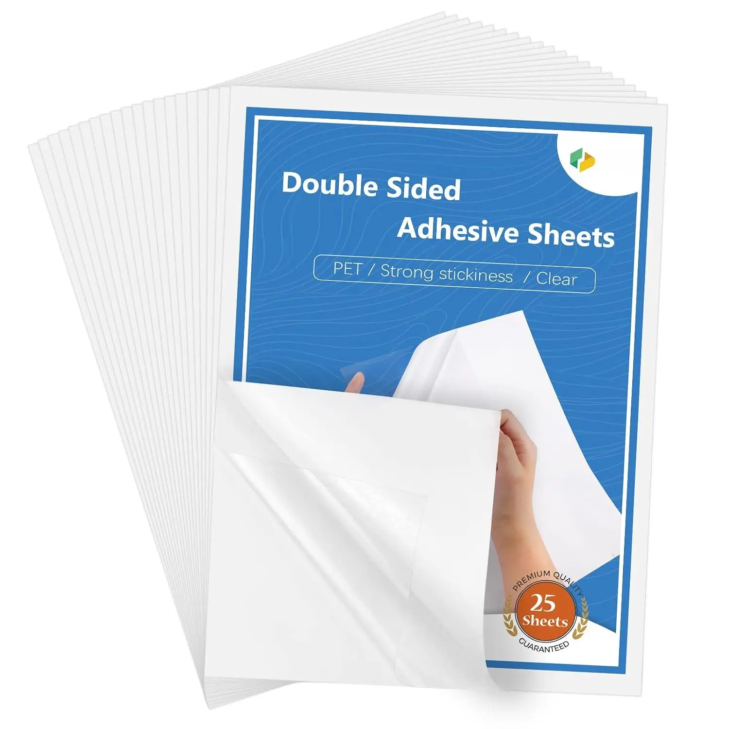 Double Sided Adhesive Sheets for Arts Craft Scrapbooking Photo Albums  Decorative 25 count, 8.3 x 11.7 Inch | Ideal for Arts, Scrapbooking, Photo Albums,  Crafts and  Decoration Projects